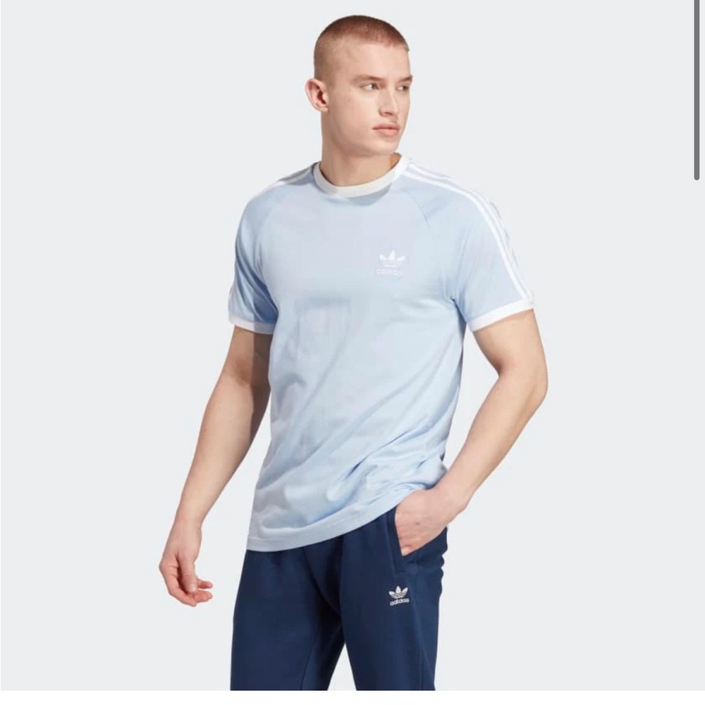 ADIDAS ADICOLOR CLASSICS 3-STRIPES T-SHIRT - IA4844 Bludaw men medium